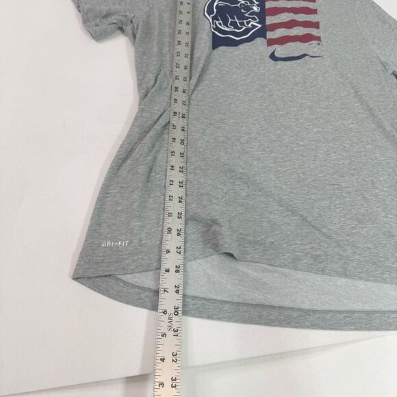 Nike Cubs Tee Dri-Fit T-Shirt Womens 2XL Gray Short Sleeve Crew Neck USA Flag - Picture 4 of 9